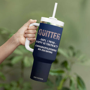 Happy Retirement Gifts Tumbler With Handle Coworker Leaving Goodbye Gift Farewell Gifts For Coworkers USA Flag TB10 Print Your Wear