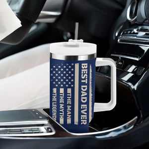 Just A Dad Who Came Back With The Milk Tumbler With Handle Father's Day Raccoon Dark Humor TB10 Print Your Wear
