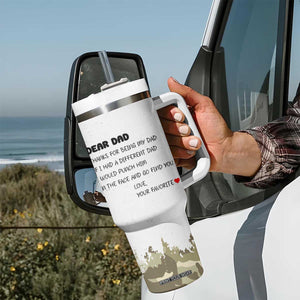 Gifts For Dad Tumbler With Handle Christmas Birthday Present Ideas For Father Husband Fathers Gift TB10 Print Your Wear