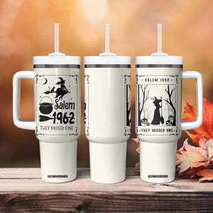 Witch Halloween Tumbler With Handle Women Girls Trip Salem 1692 They Missed One TB10 Print Your Wear