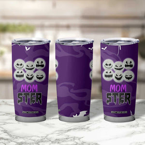 Halloween Mom Tumbler Cup Momster Spooky Season Funny Mama Gift for Mom Ster TB10 Print Your Wear