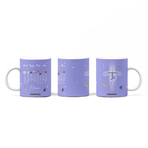 Personalized Christian Birthday Gifts for Women Coffee Mug Custom Name God Says You Are Bible Verse TB10 Print Your Wear