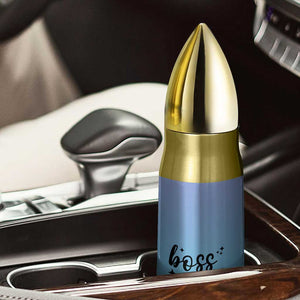 Personalized Boss Lady Bullet Tumbler Custom Name Gifts for Office Bosses Coworkers Leaders Managers TB10 Print Your Wear