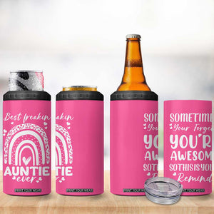Aunt Gifts 4 in 1 Can Cooler Tumbler Gift For New Aunts Auntie Birthday TB10 Print Your Wear