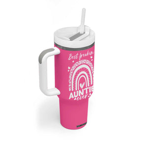Aunt Gifts Tumbler With Handle Gift For New Aunts Auntie Birthday TB10 Print Your Wear