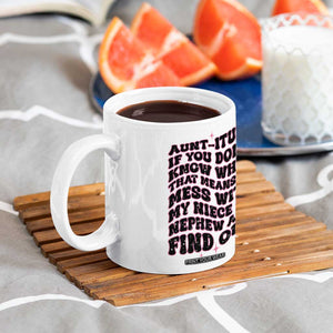 Best Aunt Gifts Coffee Mug Gift For New Aunts Auntie Birthday Leopard Print TB10 Print Your Wear