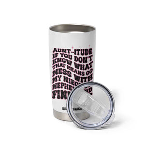 Best Aunt Gifts Tumbler Cup Gift For New Aunts Auntie Birthday Leopard Print TB10 Print Your Wear