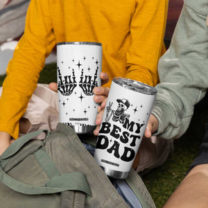 Dad Gifts Tumbler Cup Cool Skeleton Fathers Day TB10 Print Your Wear