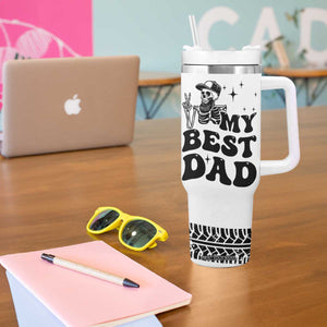 Dad Gifts Tumbler With Handle Cool Skeleton Fathers Day TB10 Print Your Wear