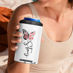 Mental Health 4 in 1 Can Cooler Tumbler Stay Inspiring Positive Motivational Quote Suicide Prevention TB10 Print Your Wear