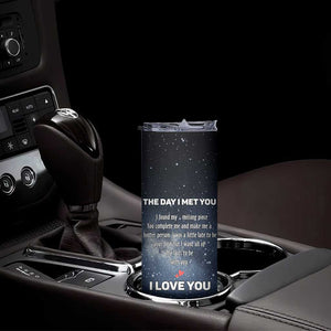 Anniversary Gift for Him Her Skinny Tumbler Love Reminder Anniversary Wedding Romantic Gifts TB10 Print Your Wear