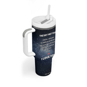 Anniversary Gift for Him Her Tumbler With Handle Love Reminder Anniversary Wedding Romantic Gifts TB10 Print Your Wear