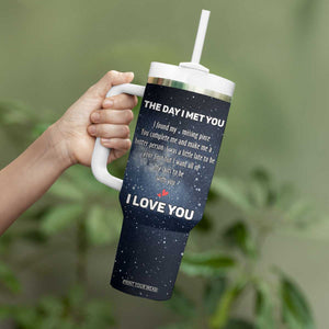 Anniversary Gift for Him Her Tumbler With Handle Love Reminder Anniversary Wedding Romantic Gifts TB10 Print Your Wear