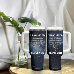 Anniversary Gift for Him Her Tumbler With Handle Love Reminder Anniversary Wedding Romantic Gifts TB10 Print Your Wear
