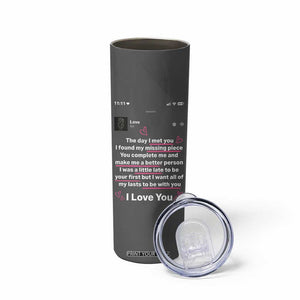 Anniversary Gifts Skinny Tumbler Wedding Valentines Day Gifts For Her Wife TB10 Print Your Wear
