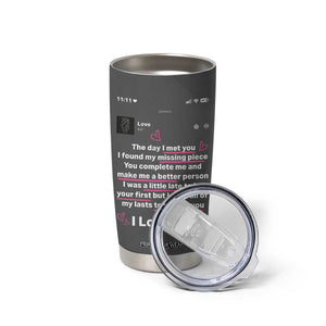 Anniversary Gifts Tumbler Cup Wedding Valentines Day Gifts For Her Wife TB10 Print Your Wear