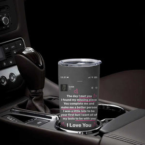 Anniversary Gifts Tumbler Cup Wedding Valentines Day Gifts For Her Wife TB10 Print Your Wear