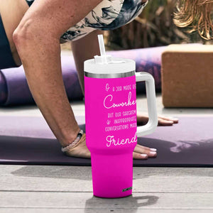 Coworker Gifts Tumbler With Handle Thank You Appreciation Gifts For Coworkers Friends TB10 Print Your Wear