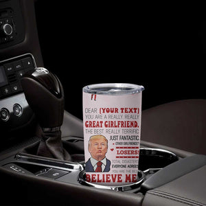 Personalized Funny Trump Valentines Day Gift For Girlfriend Tumbler Cup Custome Name Cute Coquette Cute Pink Bow Aesthetic TB10 Print Your Wear