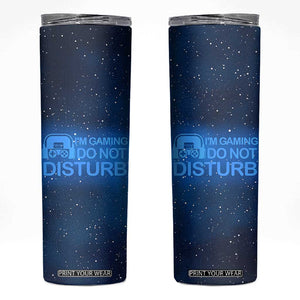 Gaming Gifts For Men Boys Skinny Tumbler Do Not Disturb Im Gaming Video Game Gamer TB10 Navy Print Your Wear