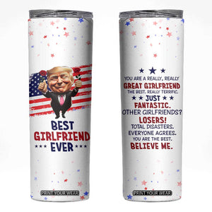 Funny Trump Valentines Gift For Girlfriend Skinny Tumbler Anniversary Valentines Day Birthday Romantic Love Gifts TB10 White Print Your Wear