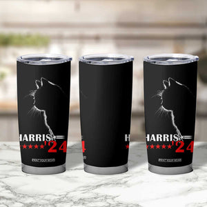 Harris 2024 Tumbler Cup Cat Lady Ladies for Kamala Madam President TB10 Print Your Wear
