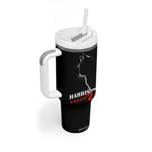 Harris 2024 Tumbler With Handle Cat Lady Ladies for Kamala Madam President TB10 Print Your Wear