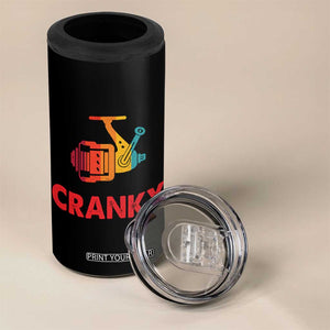 Crankbait Fishing Lure 4 in 1 Can Cooler Tumbler Cranky Funny Gift For Fisherman TB10 Print Your Wear