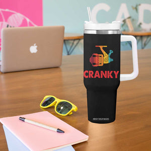 Crankbait Fishing Lure Tumbler With Handle Cranky Funny Gift For Fisherman TB10 Print Your Wear