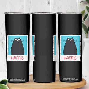 Cat Ladies Vote for Kamala President Skinny Tumbler Funny Kitty For Harris 2024 TB10 Print Your Wear