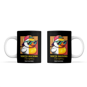 Inspirational Gifts Coffee Mug Emotional Positive Support Funny Duck Positive Thank You Gifts TB10 Black Print Your Wear