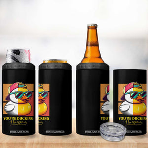 Inspirational Gifts 4 in 1 Can Cooler Tumbler Emotional Positive Support Funny Duck Positive Thank You Gifts TB10 Print Your Wear