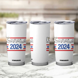 Harris 2024 Tumbler Cup Cat Lady For Kamala '24 Presidential Election TB10 Print Your Wear