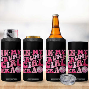 Trump 2024 Election 4 in 1 Can Cooler Tumbler In My Trump Girl Era Pink Retro Groovy TB10 Print Your Wear
