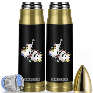 Comma la Floral Kamala Harris President 2024 Coma La Flowers Bullet Tumbler Cat Ladies for Kamala Funny TB10 Black Print Your Wear