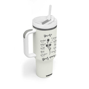 Personalized Christian Gifts for Her Tumbler With Handle Custom Name Inspirational Religious Birthday Gift TB10 Print Your Wear