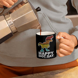 International Dot Day Dinosaur Coffee Mug Retro Colorful Polka Dot Dino Toddler Boys Kids TB10 Print Your Wear