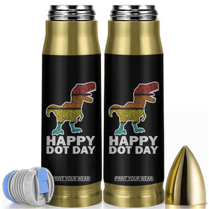 International Dot Day Dinosaur Bullet Tumbler Retro Colorful Polka Dot Dino Toddler Boys Kids TB10 Black Print Your Wear