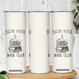 Salem Book Club Skinny Tumbler Retro Witch Vibes Book Lovers TB10 Print Your Wear