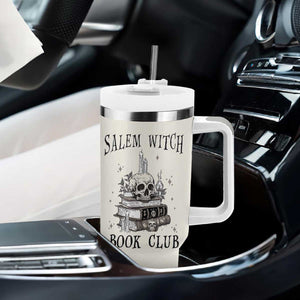 Salem Book Club Tumbler With Handle Retro Witch Vibes Book Lovers TB10 Print Your Wear