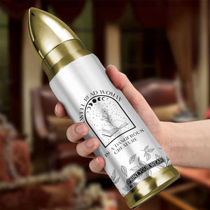 Book Lover Bullet Tumbler Floral Library A Well Read Woman Is A Dangerous Creature TB10 Print Your Wear