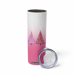 Pink Christmas Skinny Tumbler Xmas Trees Pinkmas Gift For Her TB10 Print Your Wear