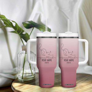 Personalized Cat Memorial Tumbler With Handle Custom Name Cat Loss Gift TB10 Print Your Wear