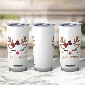 Personalized Christmas Tumbler Cup Custom Name Xmas Gift For Kids Girls Face Family Matching Set TB10 Print Your Wear