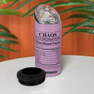 Chaos Coordinator Thank YouGift 4 in 1 Can Cooler Tumbler Christmas Gifts for Colleague Coworker Travel Mug Purple TB10 Print Your Wear