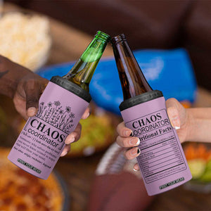 Chaos Coordinator Thank YouGift 4 in 1 Can Cooler Tumbler Christmas Gifts for Colleague Coworker Travel Mug Purple TB10 Print Your Wear