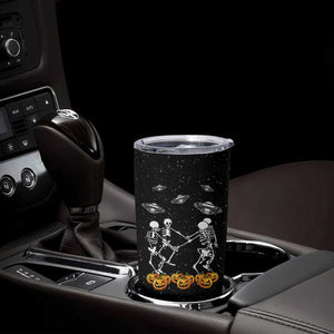Dancing Skeletons Tumbler Cup Funny Retro Halloween TB10 Print Your Wear