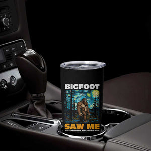 Funny Bigfoot Gifts Tumbler Cup Retro Sasquatch Starry Night Van Gogh Sky Painting TB10 Print Your Wear