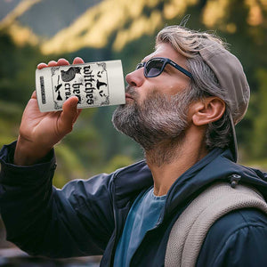 Witch Halloween Iced Coffee 4 in 1 Can Cooler Tumbler Funny Witches Be Crazy Black Cat Witchy Vibes Witchcraft TB10 Print Your Wear