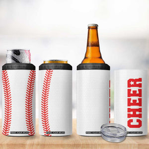 Baseball 4 in 1 Can Cooler Tumbler Sports Gameday Baseball Gifts Sports Lovers Fan Players Coach TB10 Print Your Wear